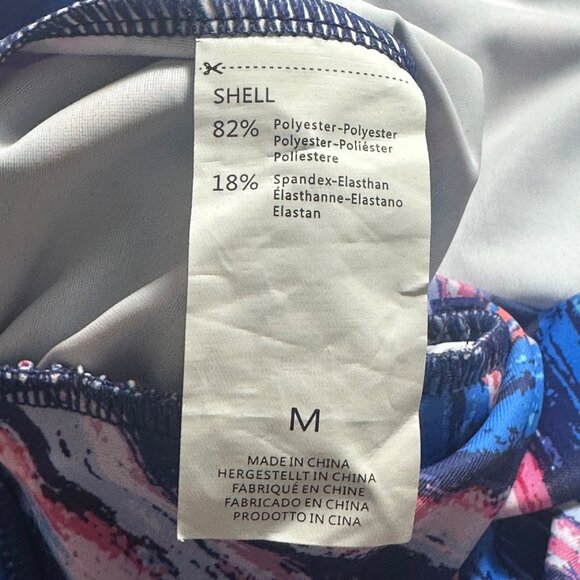 Womens Charmo UPF 50+ Striped Tankini TOP ONLY Sz M Beachy Vacation Tropical NWT - Picture 5 of 9